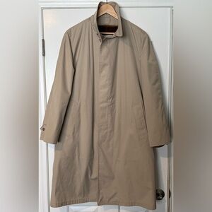 Vintage London Fog Maincoats Trench Coat 44L – Removable Liner, Made in USA